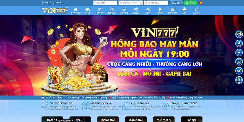 Lý do nên tham gia nhận ưu đãi mỗi ngày tại Vin777