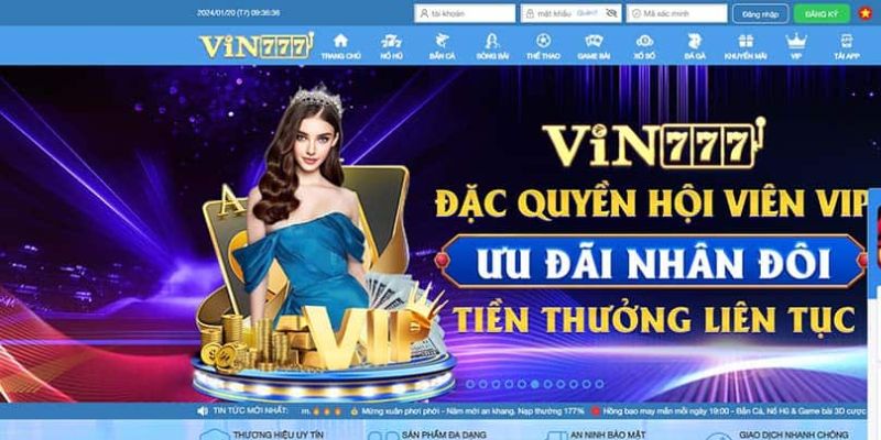 Nhà cái Vin777 là sân chơi uy tín hàng đầu trên thị trường